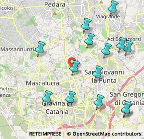 Mappa Via dei Limoni, 95030 Tremestieri Etneo CT, Italia (2.64286)