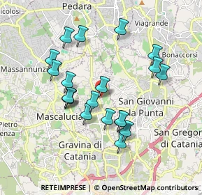 Mappa Via dei Limoni, 95030 Tremestieri Etneo CT, Italia (1.9175)