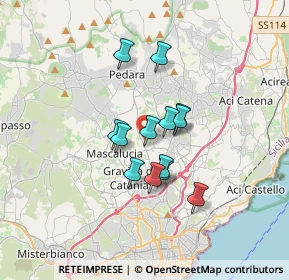 Mappa Via dei Limoni, 95030 Tremestieri Etneo CT, Italia (2.73846)