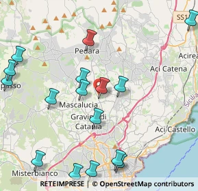 Mappa Via dei Limoni, 95030 Tremestieri Etneo CT, Italia (5.6575)