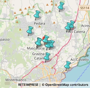 Mappa Via dei Limoni, 95030 Tremestieri Etneo CT, Italia (3.51167)