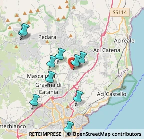 Mappa Via Etna, 95037 San Giovanni La Punta CT, Italia (4.70182)