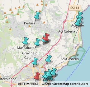 Mappa Via Etna, 95037 San Giovanni La Punta CT, Italia (5.465)