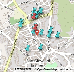 Mappa Via Etna, 95037 San Giovanni La Punta CT, Italia (0.217)