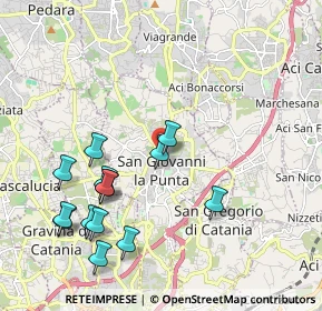 Mappa Via Etna, 95037 San Giovanni La Punta CT, Italia (2.42643)