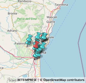 Mappa Via degli Oleandri, 95028 Valverde CT, Italia (9.05118)