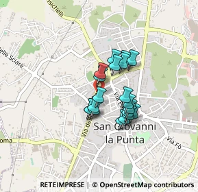 Mappa Via Nazario Sauro, 95037 San Giovanni La Punta CT, Italia (0.322)