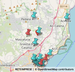 Mappa Via Nazario Sauro, 95037 San Giovanni La Punta CT, Italia (5.49941)