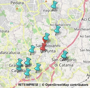 Mappa Via Nazario Sauro, 95037 San Giovanni La Punta CT, Italia (2.47692)