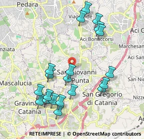 Mappa Via Nazario Sauro, 95037 San Giovanni La Punta CT, Italia (2.382)