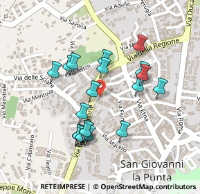 Mappa Via Nazario Sauro, 95037 San Giovanni La Punta CT, Italia (0.2355)