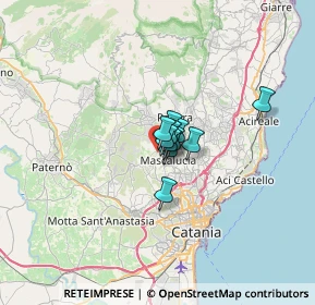 Mappa Via Calavà, 95030 Mascalucia CT, Italia (2.74182)