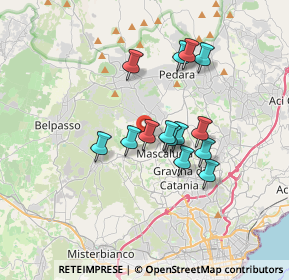 Mappa Via Calavà, 95030 Mascalucia CT, Italia (3.09214)