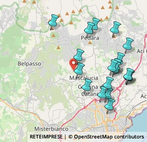 Mappa Via Calavà, 95030 Mascalucia CT, Italia (4.841)