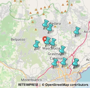 Mappa Via Calavà, 95030 Mascalucia CT, Italia (4.03273)