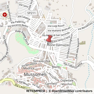 Mappa Via Palermo, 89, 93014 Mussomeli, Caltanissetta (Sicilia)