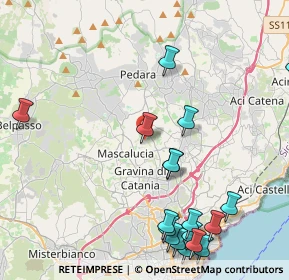 Mappa Via San José Maria Escrivá, 95030 Tremestieri Etneo CT, Italia (6.03722)