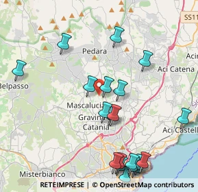 Mappa Via San José Maria Escrivá, 95030 Tremestieri Etneo CT, Italia (5.434)