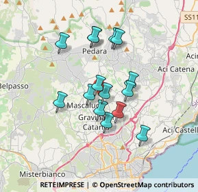 Mappa Via San José Maria Escrivá, 95030 Tremestieri Etneo CT, Italia (3.18867)