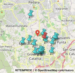 Mappa Via San José Maria Escrivá, 95030 Tremestieri Etneo CT, Italia (1.84375)