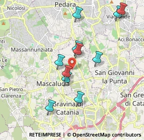 Mappa Via San José Maria Escrivá, 95030 Tremestieri Etneo CT, Italia (2.02455)