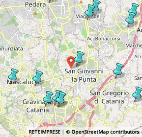 Mappa Via Maestrale, 95037 San Giovanni la punta CT, Italia (3.17571)
