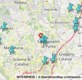 Mappa Via Maestrale, 95037 San Giovanni la punta CT, Italia (3.22818)