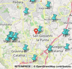 Mappa Via Maestrale, 95037 San Giovanni la punta CT, Italia (3.205)