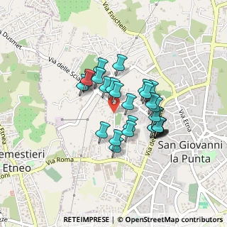 Mappa Via Maestrale, 95037 San Giovanni la punta CT, Italia (0.37241)