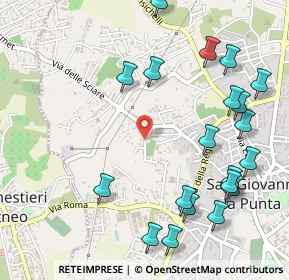 Mappa Via Maestrale, 95037 San Giovanni la punta CT, Italia (0.715)