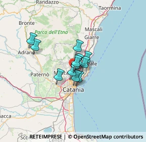 Mappa Via Maestrale, 95037 San Giovanni la punta CT, Italia (7.82417)