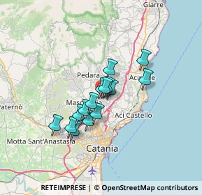 Mappa Via Maestrale, 95037 San Giovanni la punta CT, Italia (5.16867)