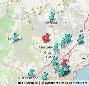 Mappa Via Ugo Foscolo, 95030 Mascalucia CT, Italia (5.8085)