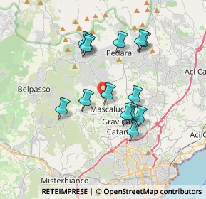 Mappa Via Ugo Foscolo, 95030 Mascalucia CT, Italia (3.525)