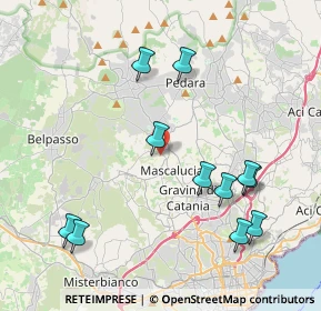 Mappa Via Ugo Foscolo, 95030 Mascalucia CT, Italia (4.94273)