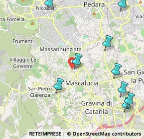 Mappa Via Ugo Foscolo, 95030 Mascalucia CT, Italia (3.27364)