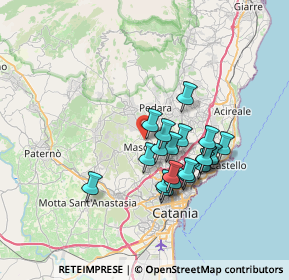 Mappa Via Ugo Foscolo, 95030 Mascalucia CT, Italia (6.46)