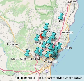 Mappa Via Ugo Foscolo, 95030 Mascalucia CT, Italia (6.577)
