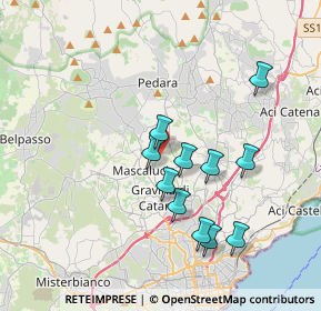 Mappa Via Trapani, 95030 Tremestieri Etneo CT, Italia (3.77727)