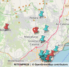 Mappa Via Trapani, 95030 Tremestieri Etneo CT, Italia (5.91471)