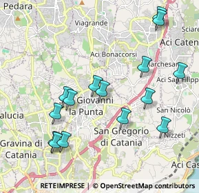 Mappa Via Taormina, 95037 San Giovanni La Punta CT, Italia (2.40133)