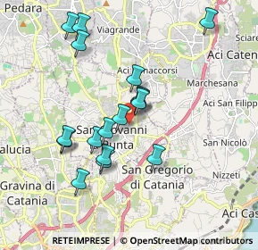 Mappa Via Taormina, 95037 San Giovanni La Punta CT, Italia (1.93471)