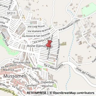 Mappa Via d'annunzio 53, 93014 Mussomeli, Caltanissetta (Sicilia)