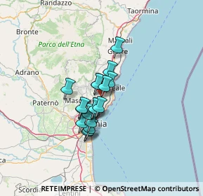 Mappa Via Etnea, 95028 Valverde CT, Italia (9.59056)