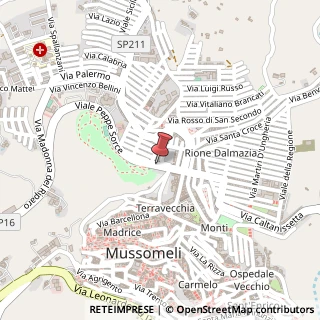 Mappa Viale Peppe Sorce S.n.c., 93014 Mussomeli CL, Italia, 93014 Mussomeli, Caltanissetta (Sicilia)