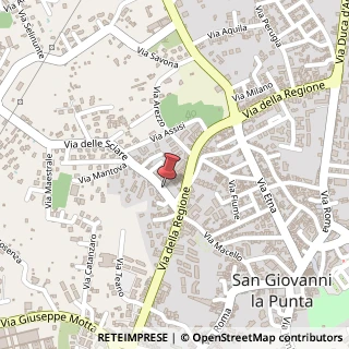 Mappa Via delle Sciare, 14, 95037 San Giovanni la Punta, Catania (Sicilia)