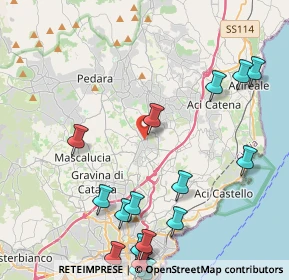 Mappa Via Aurora, 95030 San Giovanni La Punta CT, Italia (6.20706)