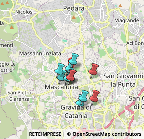 Mappa Via Goffredo Mameli, 95030 Mascalucia CT, Italia (1.29583)