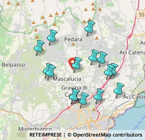 Mappa Via Goffredo Mameli, 95030 Mascalucia CT, Italia (3.958)