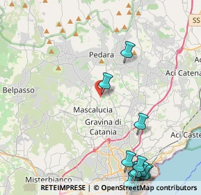 Mappa Via Goffredo Mameli, 95030 Mascalucia CT, Italia (6.98692)